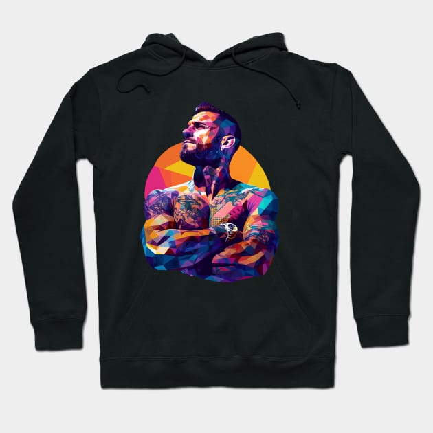 CM PUNK Lowpolly series 3 WWE Hoodie by Suga Collection